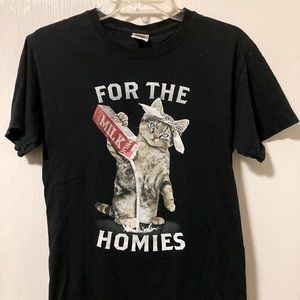Fruit of the Loom HD Cotton “For the Homies” Cat Shirt